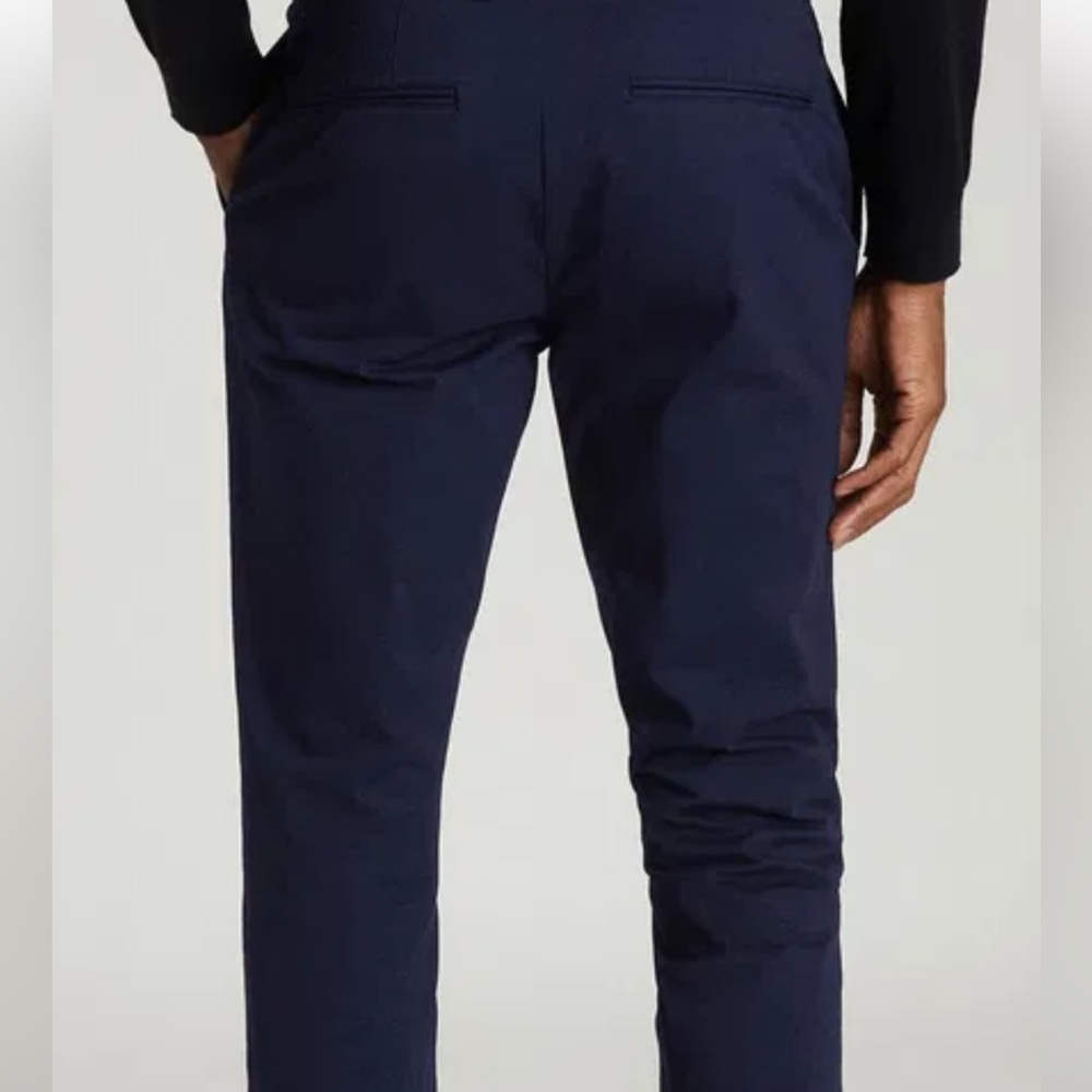 Reiss Felder Washed Slim Fit Chinos Navy - 32W